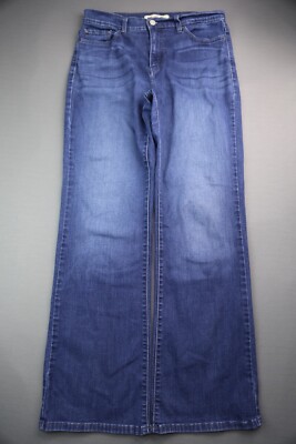 Women's Levi's 512 Jeans Perfectly Slimming Boot Cut High Waist Size 12 (30x30)
