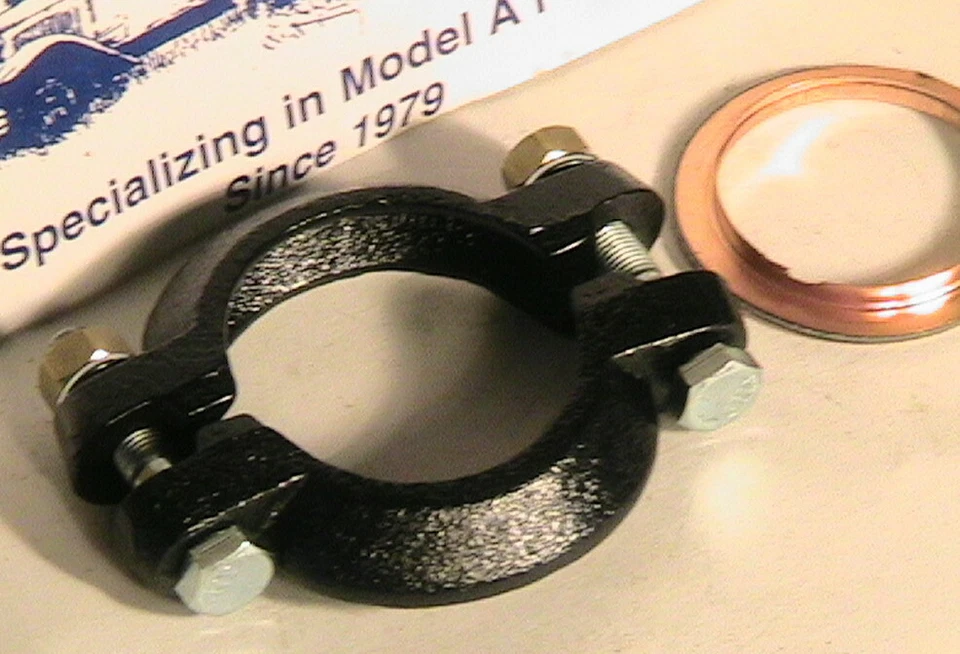 Juego de abrazaderas y juntas silenciador Ford modelo A 1928-1931 Foto 3 de 4