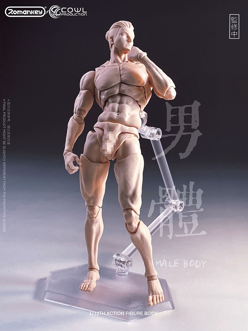 Romankey X COWL 1/12 Action Figure Male Joint Body w/Head
