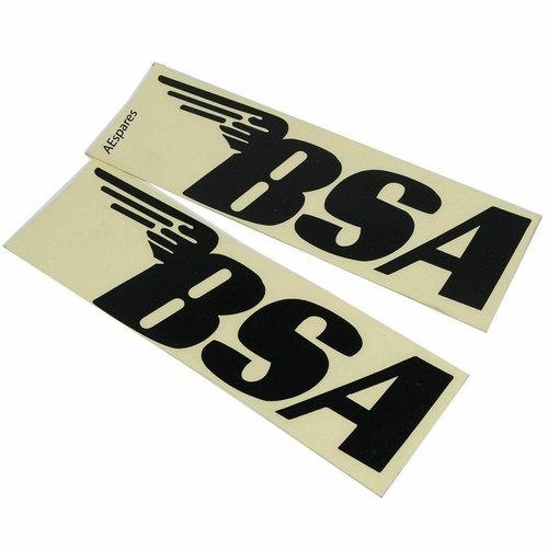 BSA Stickers Decal Set Small Black A65 A10 B44 B25 A75 BSA All Models - 第 1/3 張圖片