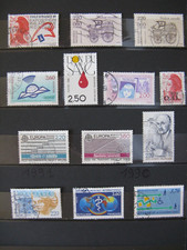 FRANCE oblitérés n° 2524 à 2536 (1988)