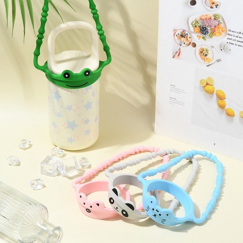 4pcs Animal Water Bottle Handles Silicone Bottle Slings Handle Straps for Cup - Picture 6 of 8