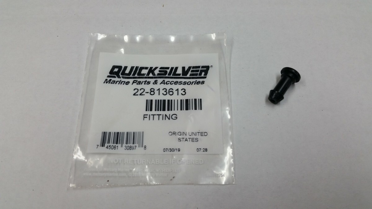 Mercury OEM Outboard Tell Tale Outlet Nipple, Fitting Part # 22