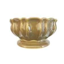 Ceramic Porcelain Planter 8.5 Round 4.5 High Beige