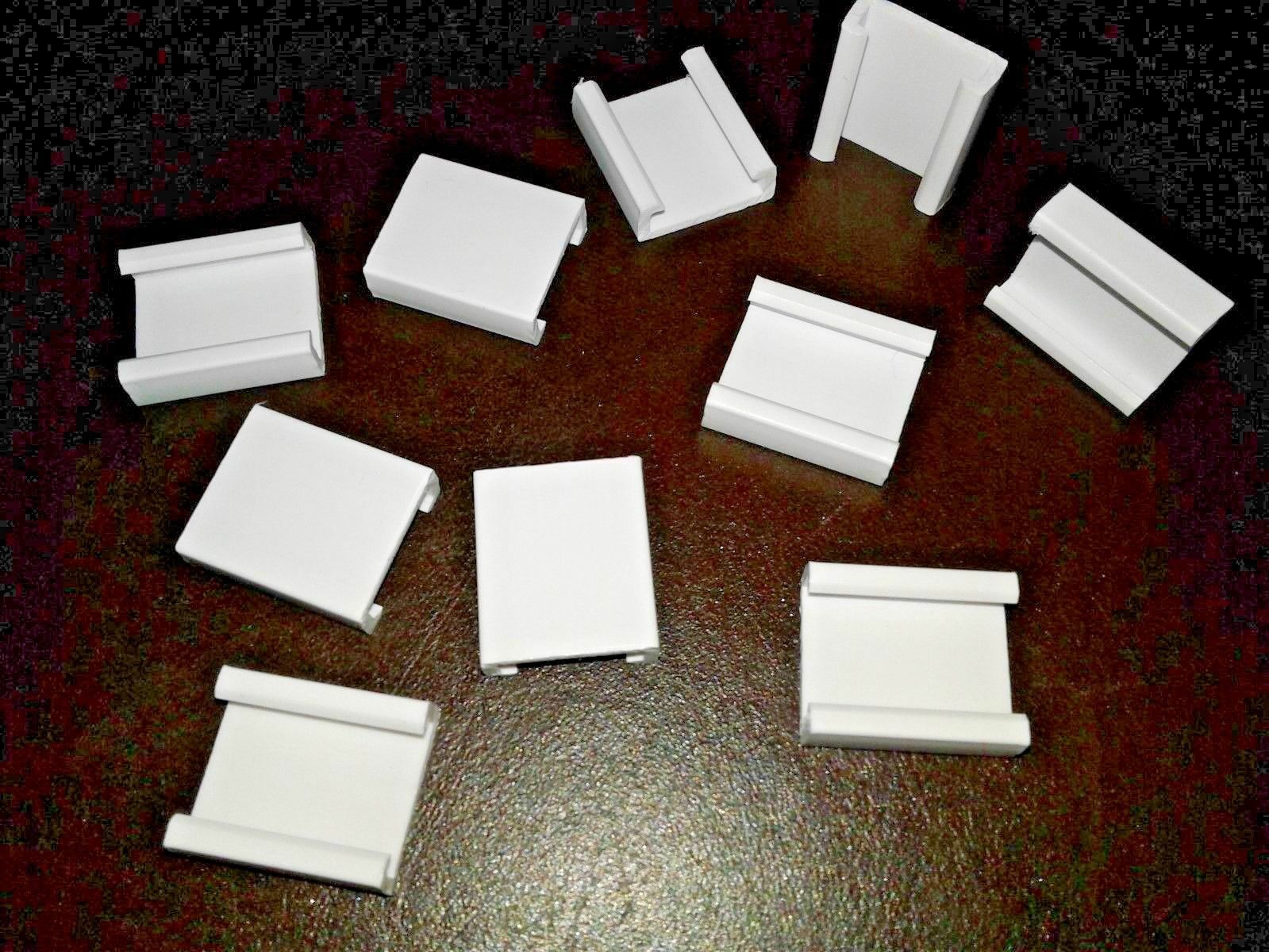 Coleman Fleetwood curtain C clips Type E, 5 pack Panel Drapery Valance