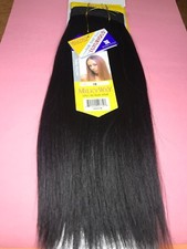 Milkyway 100 Human Hair Yaky Weave 12" 1B