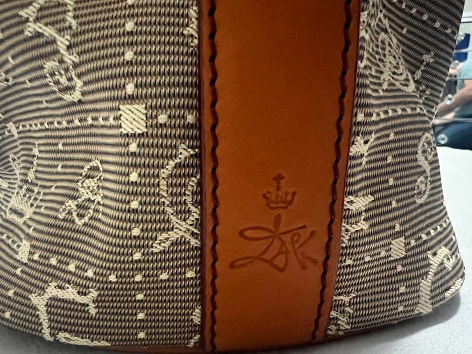 LANCEL Daligramme Handbag. appointments, good shape! Was 1200