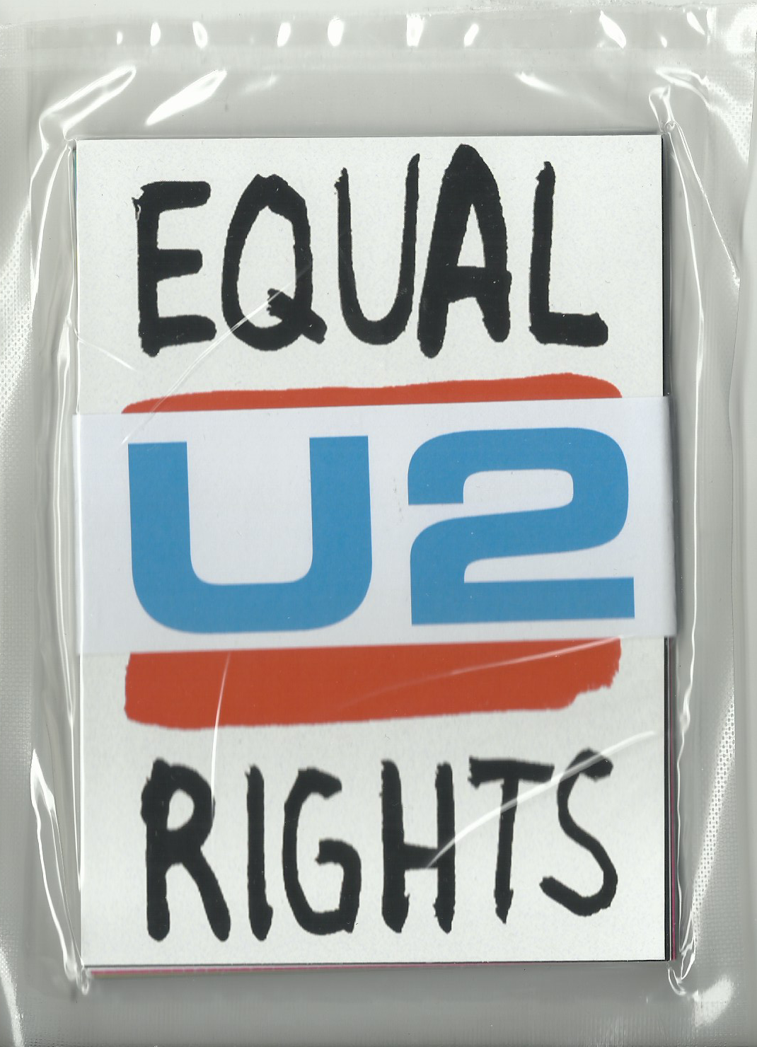 U2 tour 2018 equal rights a POSTCARD PACK 12 official merch ex-tour stock SEALED
