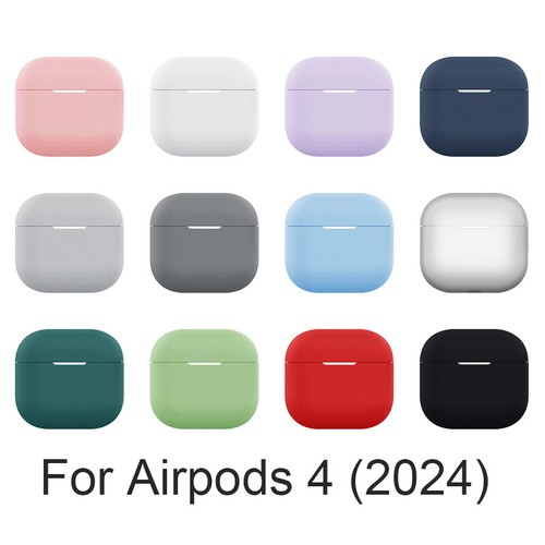 Case For Apple AirPods 4 Earphone Silicone Protective Skin Cover Case - 第 1/24 張圖片