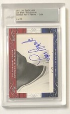 2017 Leaf Sports Icons Lou Brock Billy Herman Autographs Card Chicago Cubs 8/10