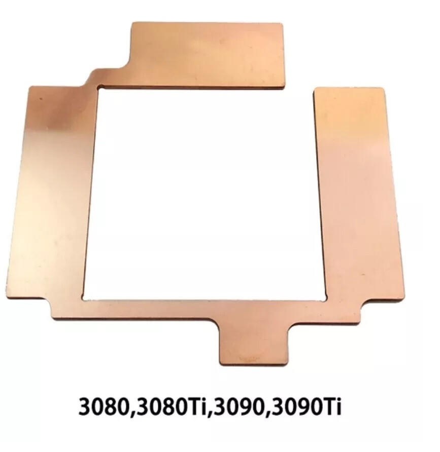 NVIDIA GeForce RTX 3080/80Ti 3090/90Ti Cooling Thermal Pad GPU Copper
