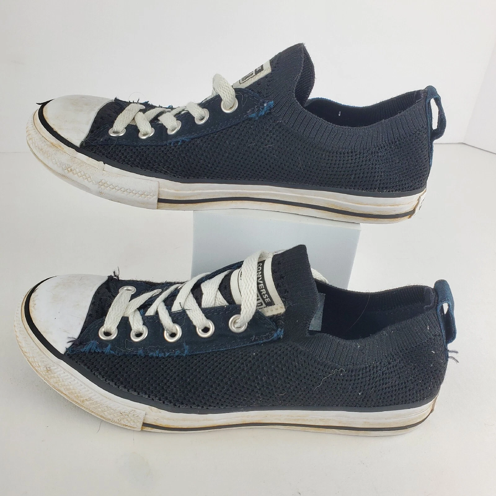Sneakers All Star Shoreline Converse in maglia slip on junior taglia 3 nere