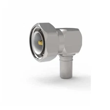 Times Microwave EZ-400-716M-RA-X 7/16 DIN Male Right Angle EZ Connector