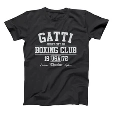 Gatti Boxing Club Retro  Arturo  Champ  Mma  Italy Black Basic Men's T-Shirt