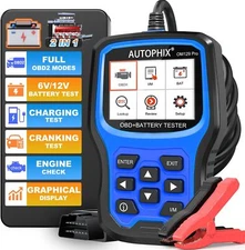 Auto OBD2 Diagnostic Tool Scanner Code Reader Check Engine 6/12V Battery Tester