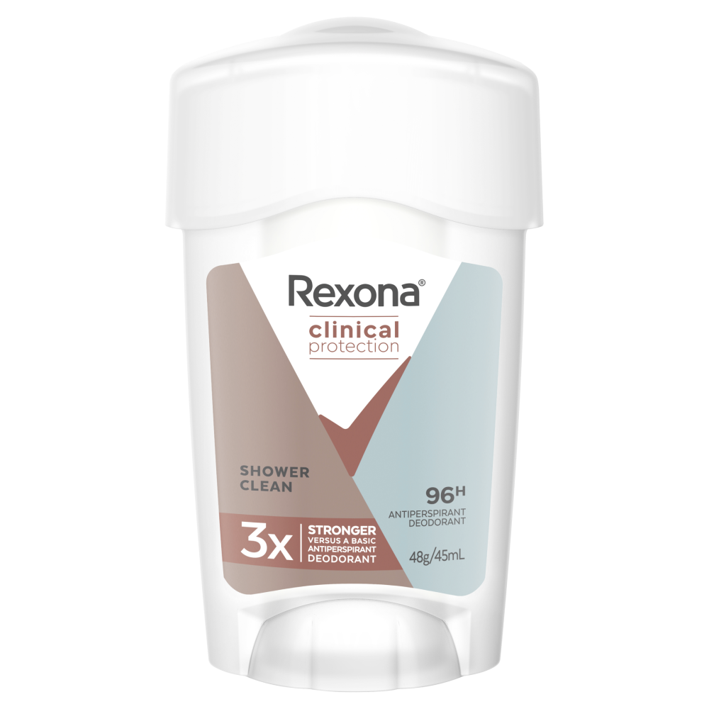 Rexona Clinical Protection Shower Clean Antiperspirant 45Ml