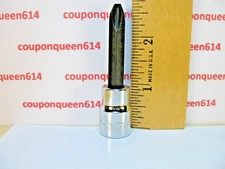 Craftsman 44372, 3/8" Drive P-3 Phillips Bit Socket - Brand New