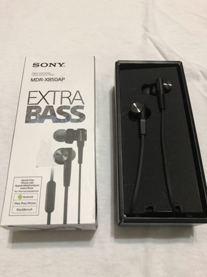 Sony MDR-XB50AP - Cuffie Auricolari MDRXB50AP black EXTRA  BASS-Nuovo-Payless | eBay
