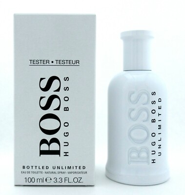 Boss Bottled Unlimited Cologne by Hugo Boss 3.3 oz. EDT Spray for Men New  Tester 737052766812 | eBay