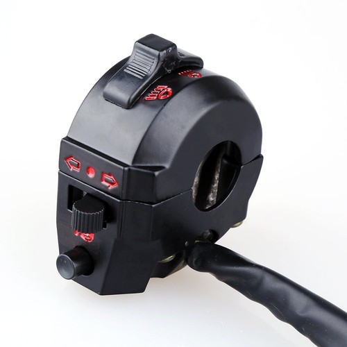 Interrupteur Universel Phare Moto Scooter 12V | Pour Guidon 22-27 Mm, étanche, Câble 56 Cm