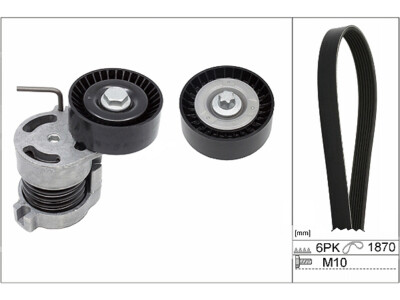 INA 529 0044 10 Keilrippenriemensatz für BMW