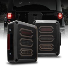 Smoke Lens Led Rear Brake Tail Light For 07-18 Jeep Wrangler Jk Jku Unlimited Smoke Lens Led Rear Brake Tail Light For 07-18 Jeep Wrangler Jk Jku Unlimited