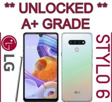 UNLOCKED LG STYLO 6 Q730 4G LTE Smart Phone / T-MOBILE h2O AT T  A GRADE  