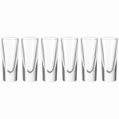 Leonardo Gilli Grappabecher 6er Set Grappaglas Schnapsglas Pinnchen Shotglas