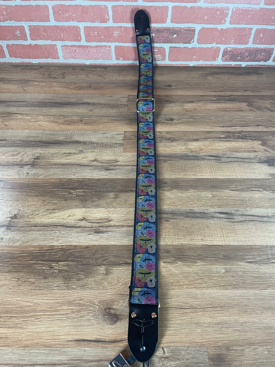 Tracolla per chitarra retrò PRS 2 pollici Deluxe - Jacquared personalizzata, Sonar Birds