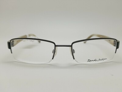 2 Units NEW Randy Jackson1009 Gunmetal Men s Eyeglasses Frames 53-19-140 #297