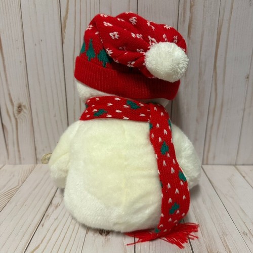 Ty Beanie Buddies Snowboy Snowman Plush Red Nose With Hang Tag 12 Inch - Picture 3 of 12