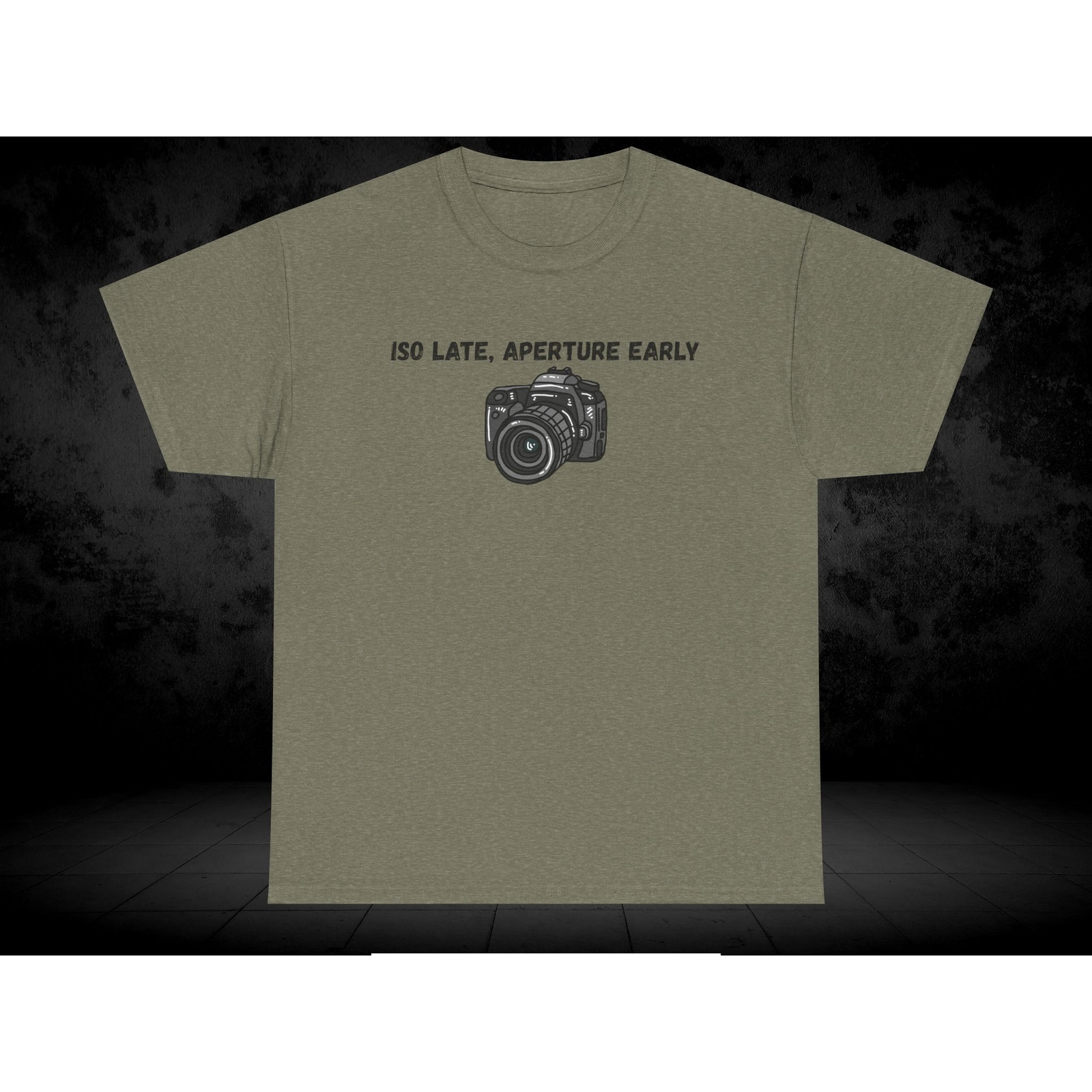 Photography-themed Unisex Heavy Cotton Tee, Funny Camera Shirt, Gift for [...]