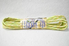 Twisted Paper Twist Ribbon Green Plaid Craft 4 Yards New 