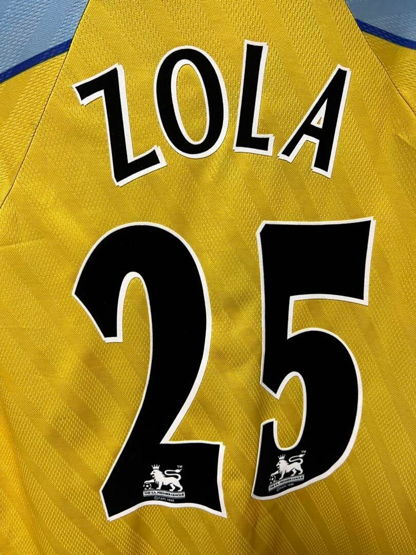 I*G様 【正規品】チェルシー　ZOLA 25 1997-99 Chelsea Home Shirt Zola #25 (XL)
