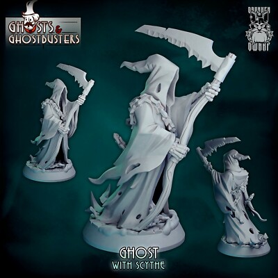 Geist mit Sense, Ghostbuster, Betrunkener Zwerg, Dungeons & Dragons, Pathfinder