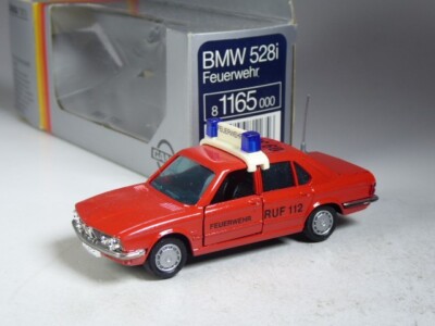 (YG-27) Gama 1165 BMW 528i Feuerwehr in 1:43 in OVP