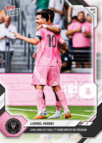 Lionel Messi 1st Win NU Stadium Goal + AST 2026 MLS Topps NOW - Card 48 Presale