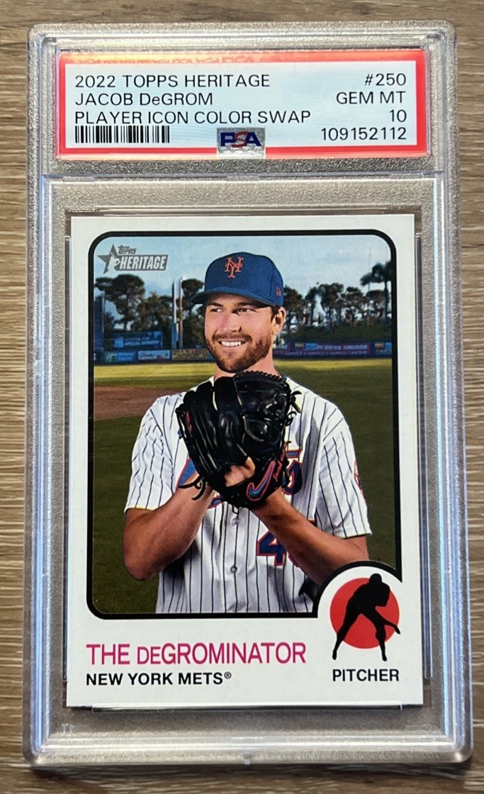 Jacob deGrom Professional Sports Authenticator (PSA) Baseball