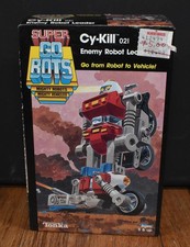 Vintage 1984 Tonka GoBots Cy-Kill Robot to Vehicle NOS Unopened Original Box Toy
