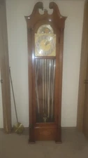 Herschede 9 TUBE/Tubular Grandfather Clock, Virginian Model. No. 217 Circa 1960s