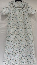 Vintage, modest women  s Cotton blend printed nightgown - Eten brand - S