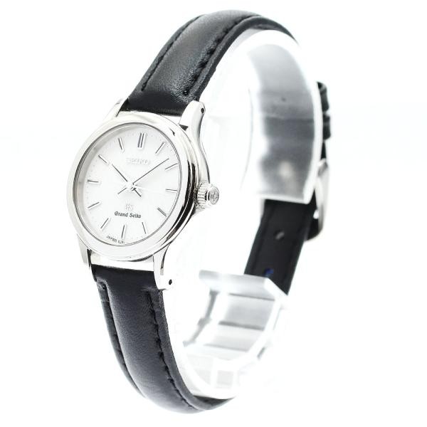 SEIKO GRAND SEIKO STGF029/4J51-0AA0 25mm SS Leather Silver Dial Quartz #C628 image 2