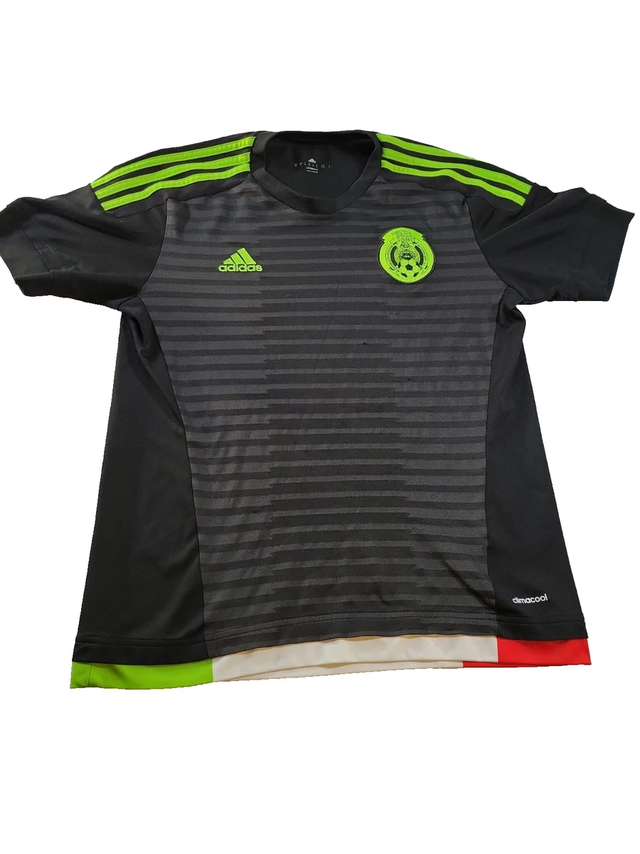 adidas Mexico Black National Team Soccer Fan Apparel & Souvenirs