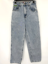 Empyre Tori Jeans Womens 4 Blue Denim Tapered Leg Baggy Skater Streetwear Y2K