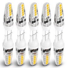 12V LED Wedge Base Landscape Bulbs 2W 300lm Warm White 2700K - 10 Pack for Outdo
