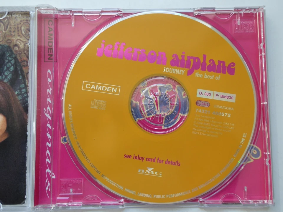 JEFFERSON AIRPLANE journey - the best of NM/VG (CD Album, Rock, Camden) - Bild 3 von 4