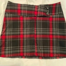 ENT Entrancy Y2K Punk Vintage Skirt Short Low Rise MADE IN USA Goth