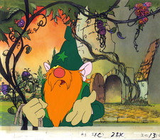WIZARDS ANIMATION ART: ORIGINAL RALPH BAKSHI PRODUCTION CELS + Free Autograph