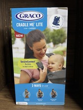 Graco Cradle Me Lite 3-in-1 Baby Infant Carrier Deep Sea Blue Fashion