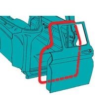 Open Box DFS82UP Door Seal For Chevy Suburban Chevrolet C30 Truck K10 K30